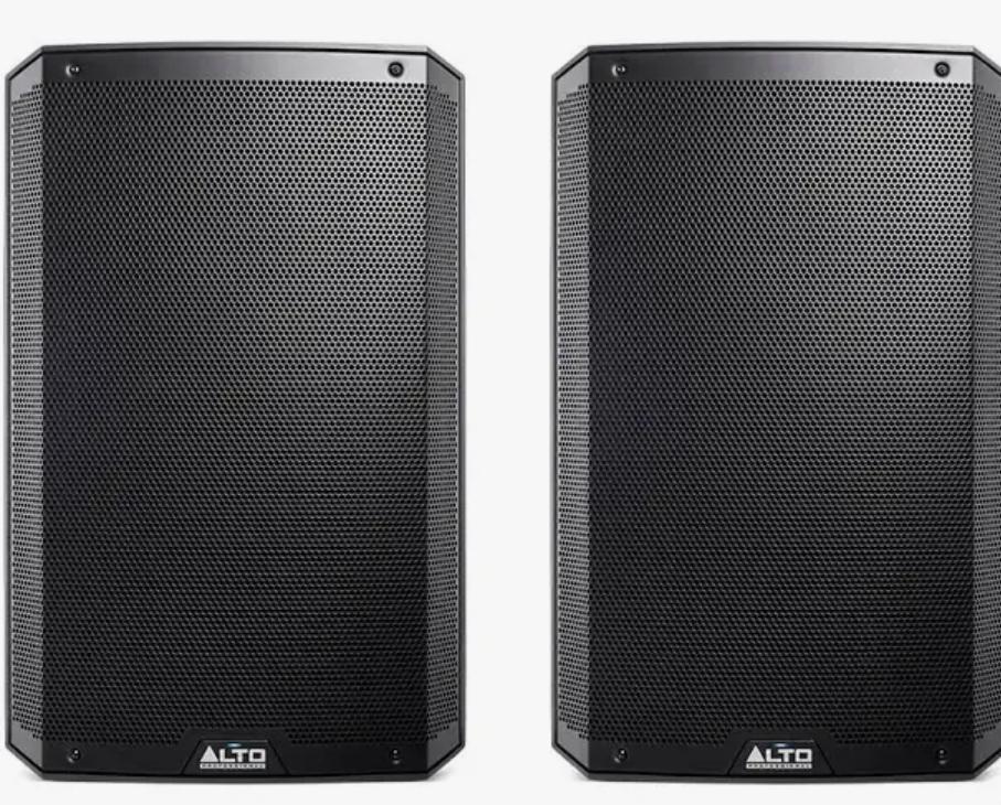 Te koop speakers, Zo goed als nieuw, 120 watt of meer, Front, Rear of Stereo speakers, Ophalen