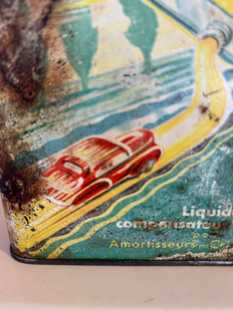 COMPENSYL 2 liter olie blik, Verzamelen, Gebruikt, ., ., .