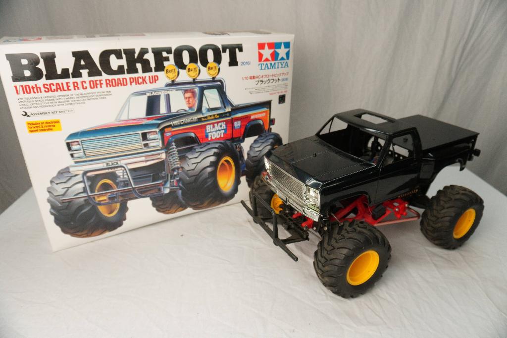 Nieuw Tamiya 58633 ORV Blackfoot 2016 met upgrades hop-up, Elektro, Auto offroad, Nieuw, Ophalen of Verzenden