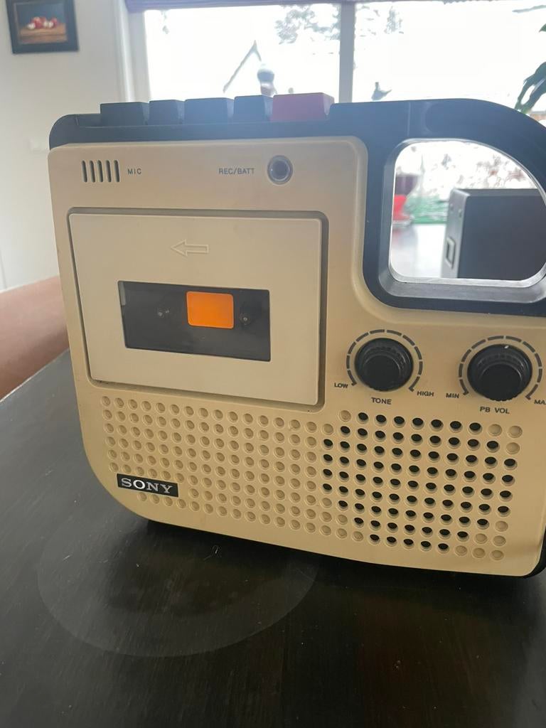 Draagbare Casette Recorder - Sony TC-64, Ophalen of Verzenden, Gebruikt