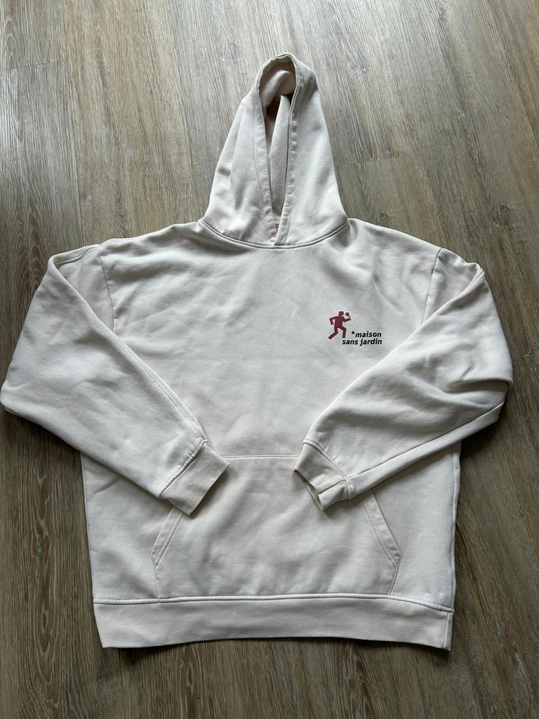 Pull & Bear crème trui met print maat L, Ophalen of Verzenden, Gedragen, Maat 52/54 (L), Overige kleuren