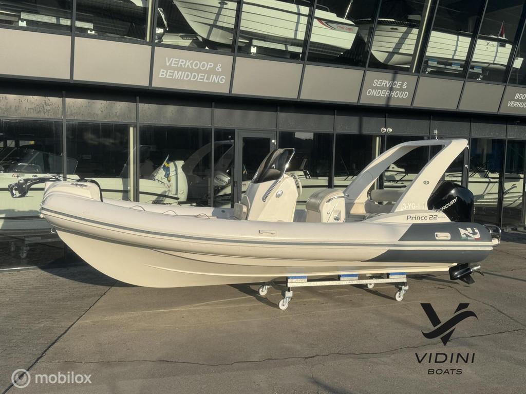 Nuova Jolly Prince 22 Rib met Mercury 200 pk V6 *Luxe boot*, Watersport en Boten, Rubberboten, Overige merken, Gebruikt, -, -