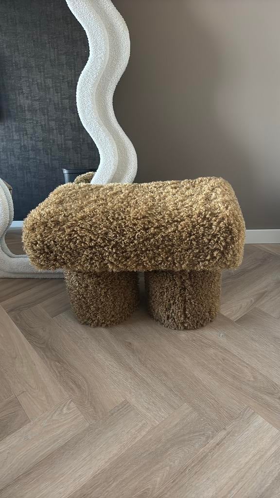 Ollie doodle poef loods 5, Ophalen, Rond, Minder dan 50 cm, Zo goed als nieuw