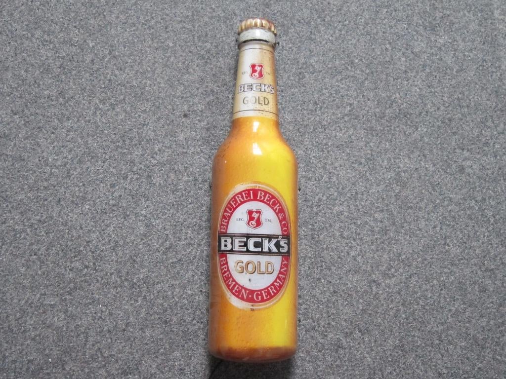 BECKS BIER LAMP LICHTRECLAME, Ophalen, Zo goed als nieuw, Overige typen, Overige merken