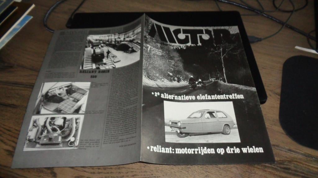 Motor Test  RELIANT  ROBIN  850  ,   2-1979, Verzenden, Zo goed als nieuw, Algemeen