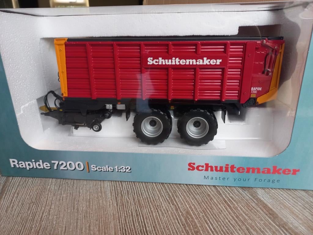 Schuitemaker Rapide 7200 2 Asser Opraapwagen UH, Hobby en Vrije tijd, Modelauto's | 1:32, Ophalen of Verzenden, Nieuw, Tractor of Landbouw