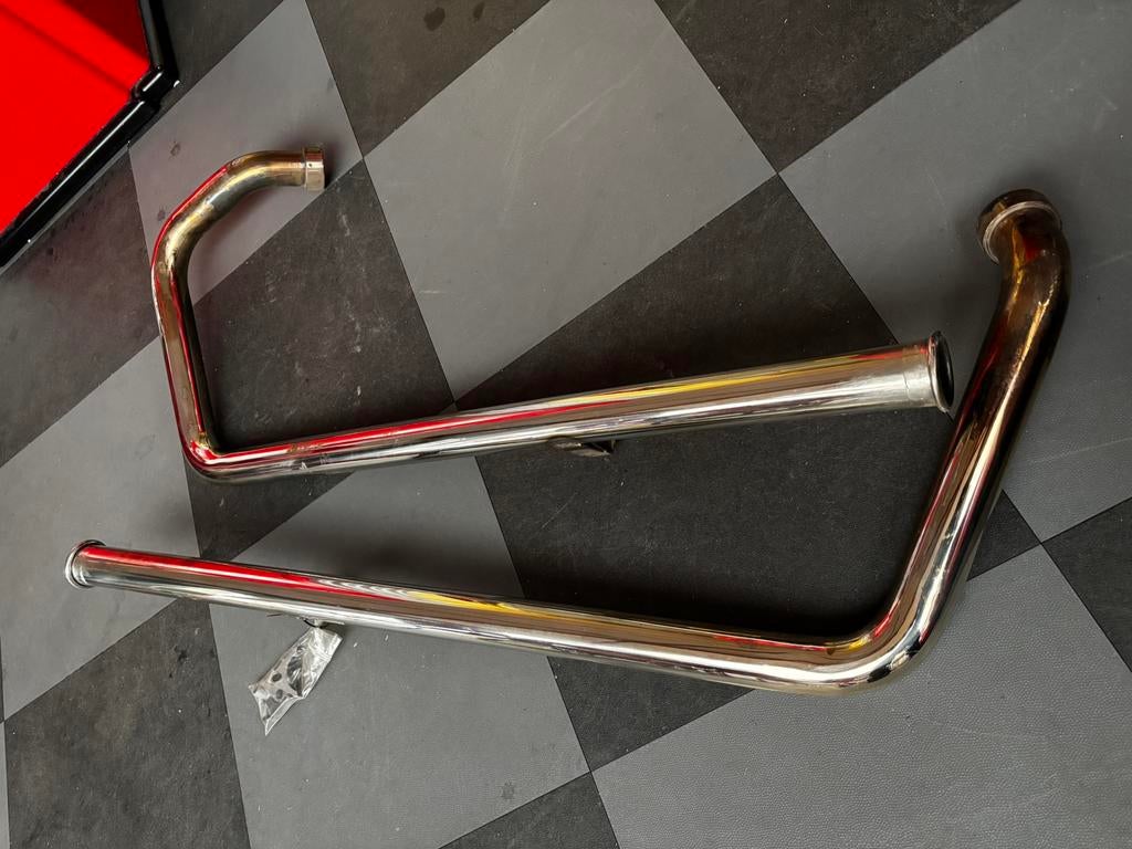 SUZUKI VS 1400 INTRUDER UITLAAT UITLATEN DEMPER RVS DRAGPIPE, Ophalen of Verzenden