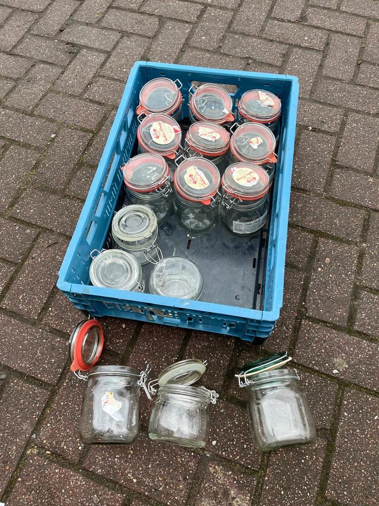 15 Weckpotten - Diverse Maten, Ophalen, Gebruikt