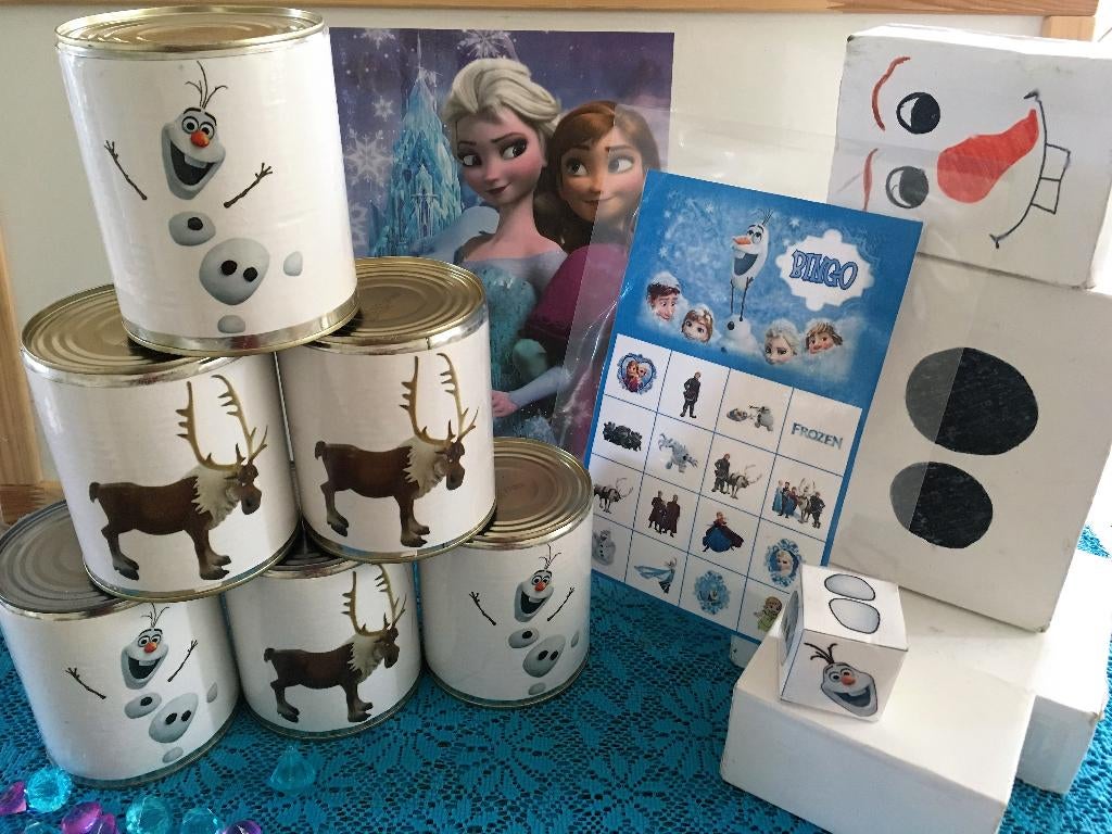 Themakist Frozen kinderfeestje huren zwolle, Verjaardag, Zo goed als nieuw, Feestartikel, Info@bezigebijtjezzz.nl