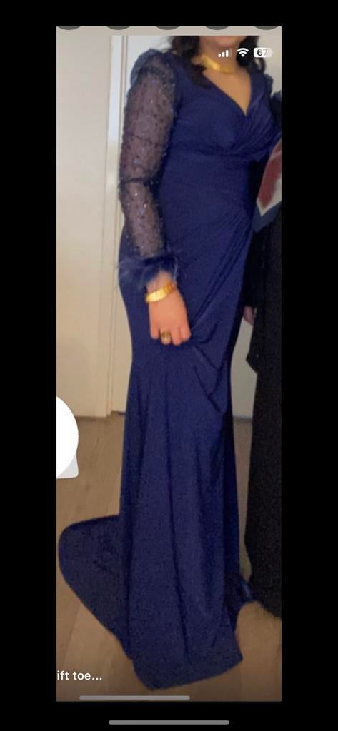 avondjurk abiye, Kleding | Dames, Maat 38/40 (M), Galajurk, Zwart, Ophalen of Verzenden