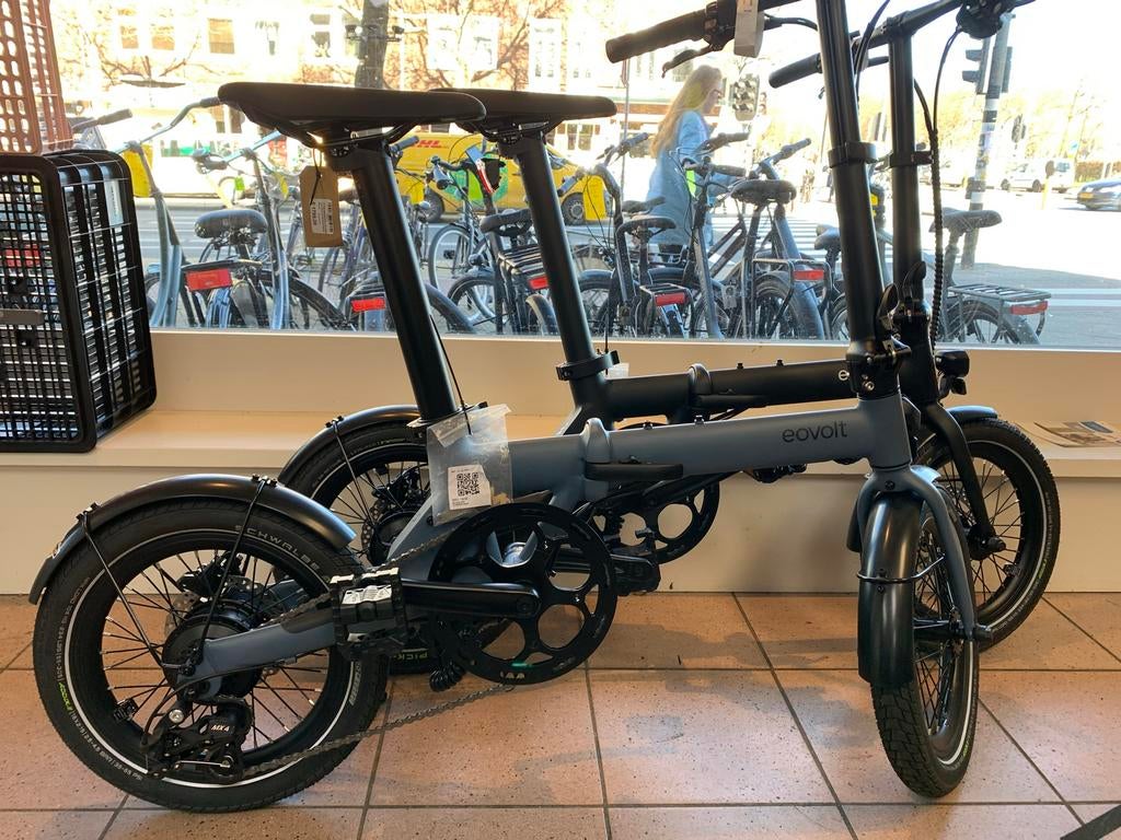 Eovolt Morning elektrische vouwfiets (1 of 2 beschikbaar), Fietsen en Brommers, 16 tot 18 inch, Versnellingen, Totaal opvouwbaar