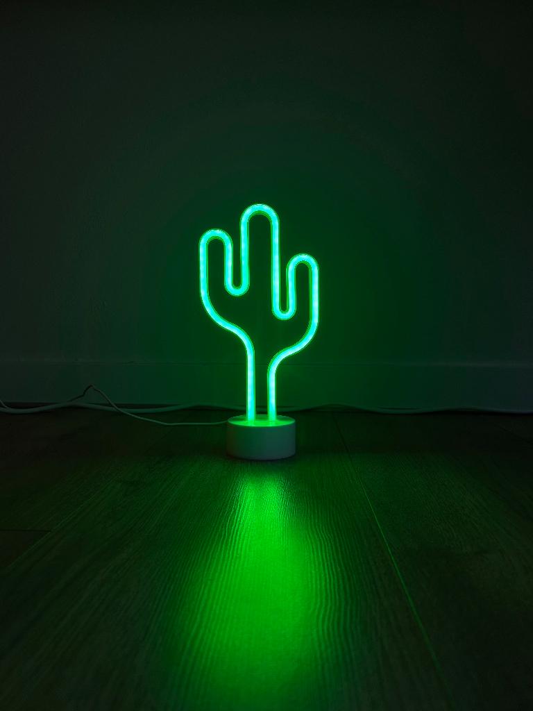 Cactus LED lamp – Neon look, Overige materialen, Neon stijl, Nieuw, Ophalen of Verzenden