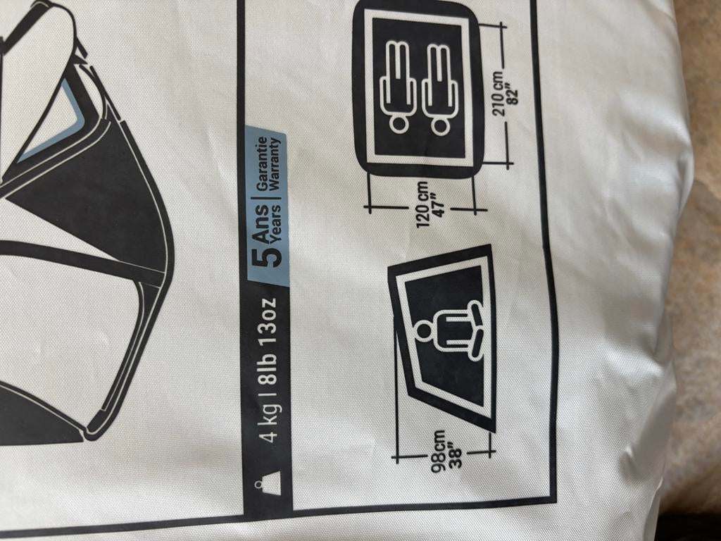 Quechua 2 Seconds tent, Caravans en Kamperen, Ophalen, Gebruikt, Tot en met 2