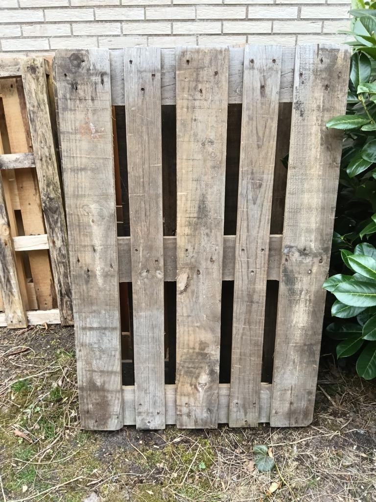 Euro pallets, Doe-het-zelf en Verbouw, Hout en Planken, Ophalen, Gebruikt, 50 mm of meer, Pallet