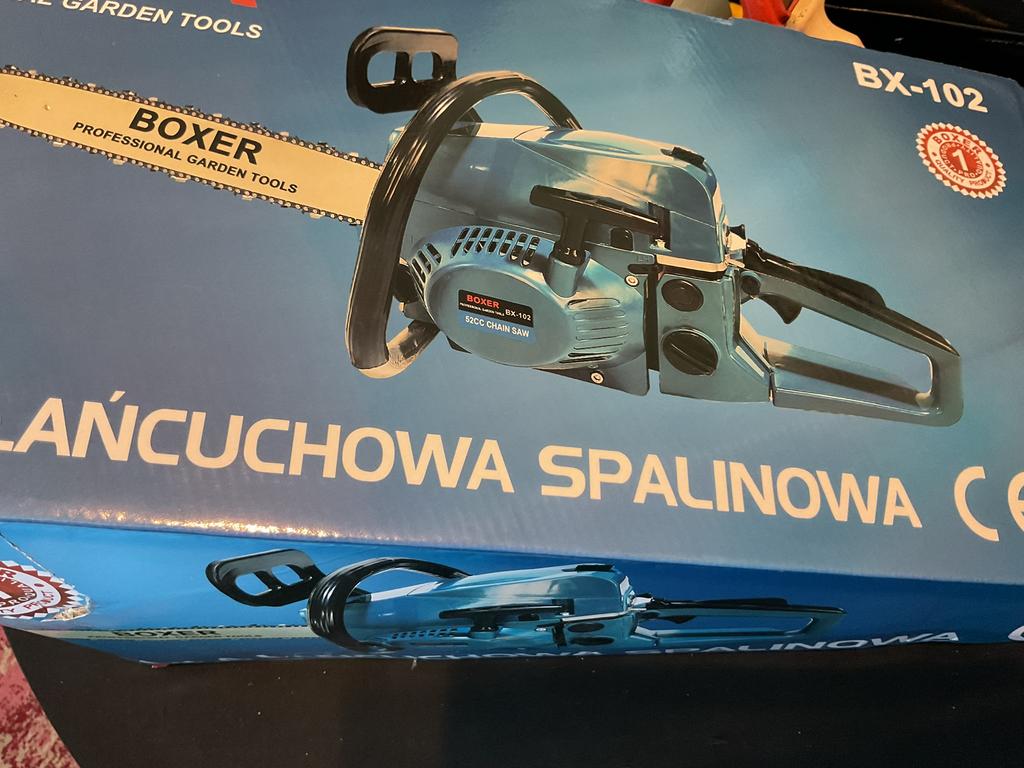 Benzine kettingzaag 52 cc Zaaglengte 45 cm, Kettingzaag, Nieuw, Ophalen of Verzenden, 30 tot 70 mm