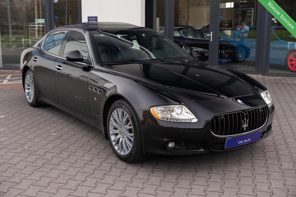 Maserati Quattroporte 4.2 V8 Executive GT|ZF-Aut.6|Youngtime, Auto's, Automaat, Gebruikt, Zwart, Bedrijf
