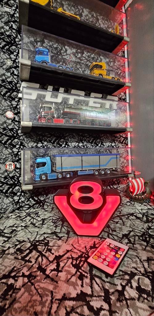 Scania V8 lichtbak usb, Hobby en Vrije tijd, Modelauto's | 1:50, Nieuw, Bus of Vrachtwagen, Ophalen of Verzenden