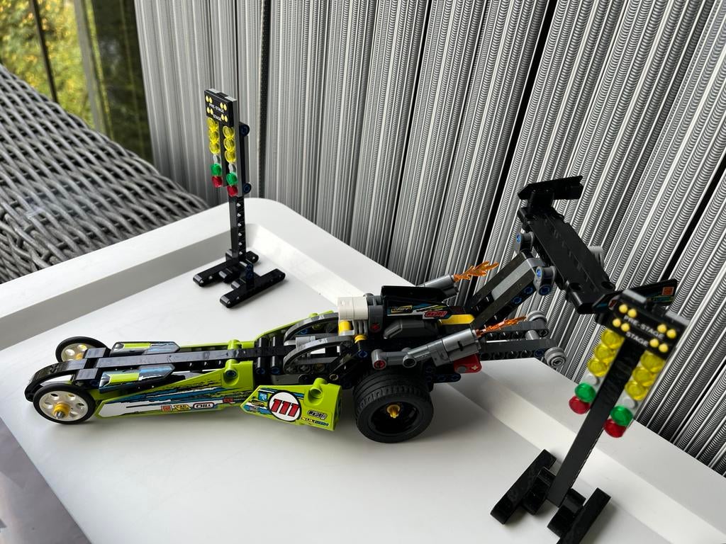 LEGO Technic Dragster 42103, Lego, Ophalen of Verzenden, Zo goed als nieuw, Technic