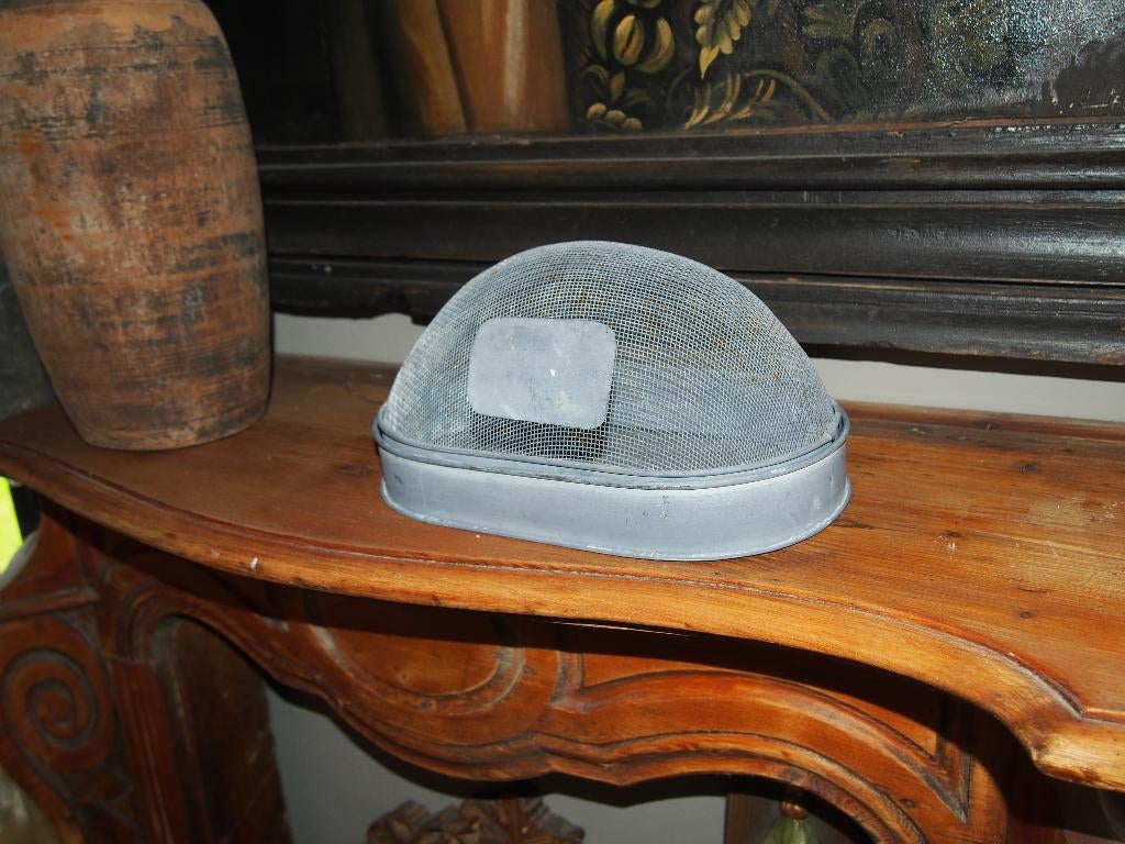 Kleine metalen decoratie stolp, Ophalen of Verzenden, Gebruikt