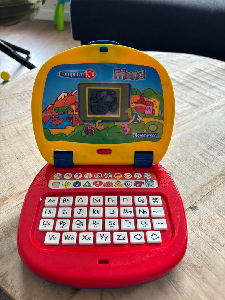 Clementoni ComputerKid Friend Educatieve Laptop, Ophalen of Verzenden, Gebruikt, Taal en Lezen, Met geluid
