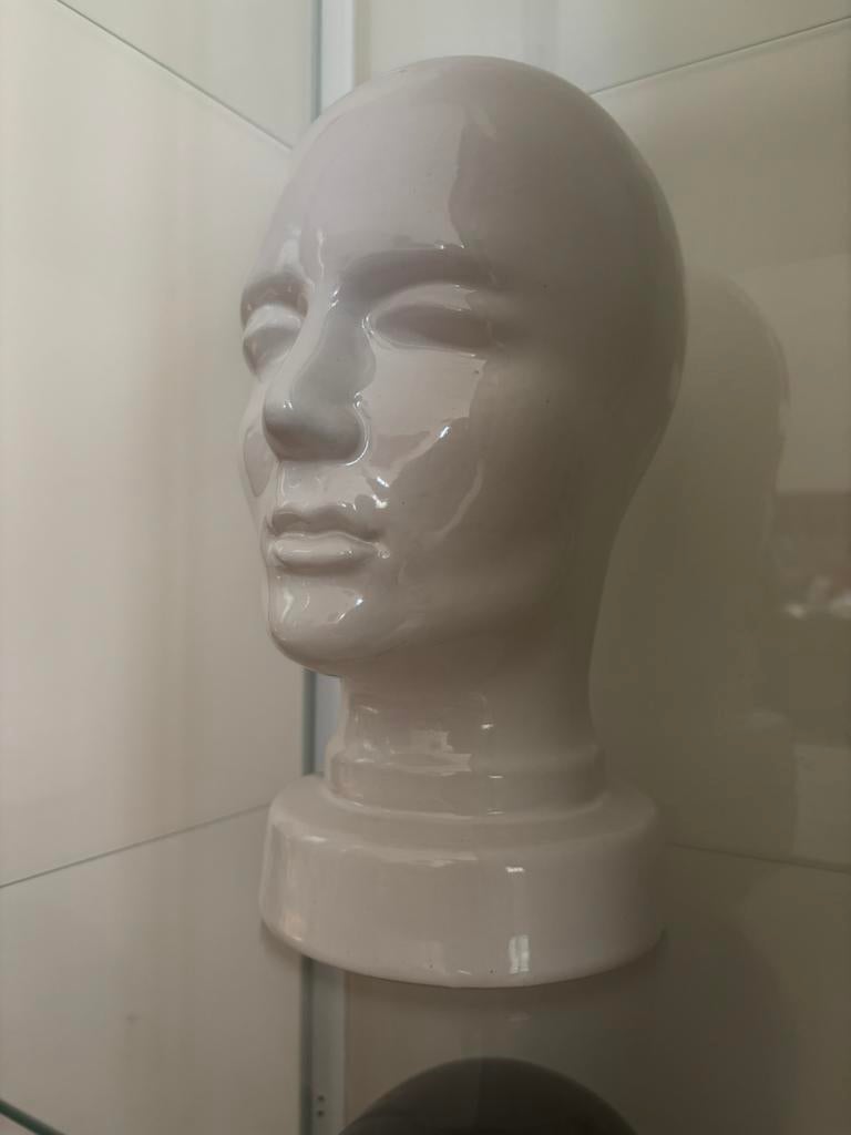 scheurich hoofd wit west germany vintage keramiek retro, Ophalen, Zo goed als nieuw