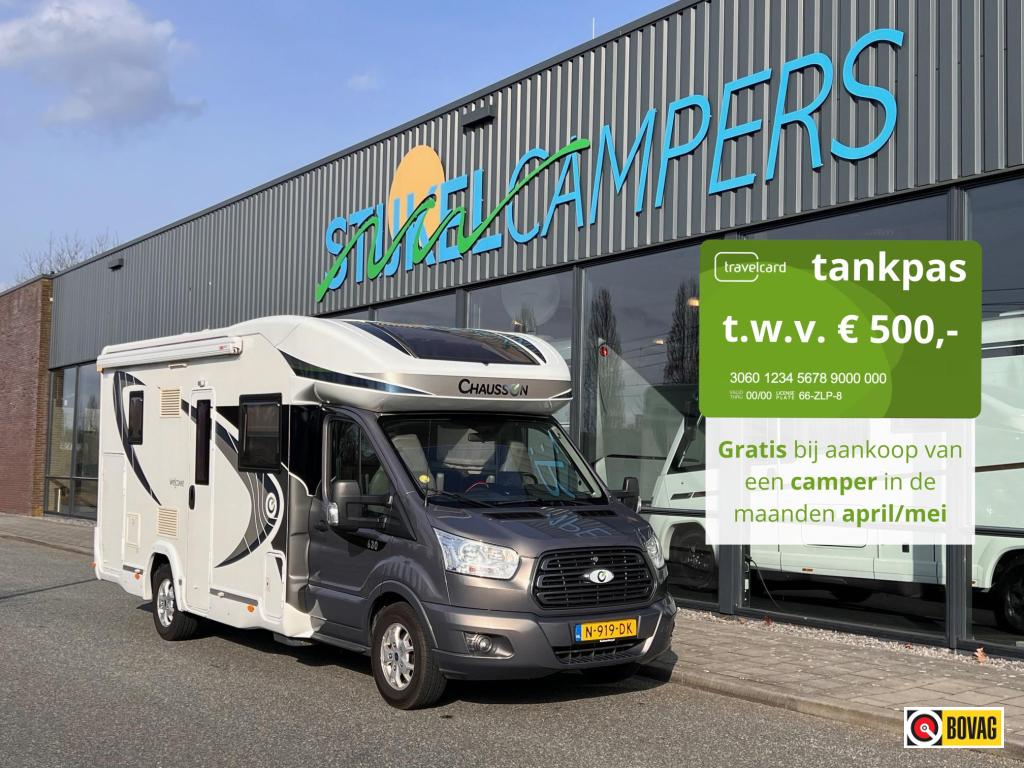 Chausson 630 Welcome 2X ZONNEPAN./2X CAMERA, Ford, Tot en met 3, Half-integraal, Chausson