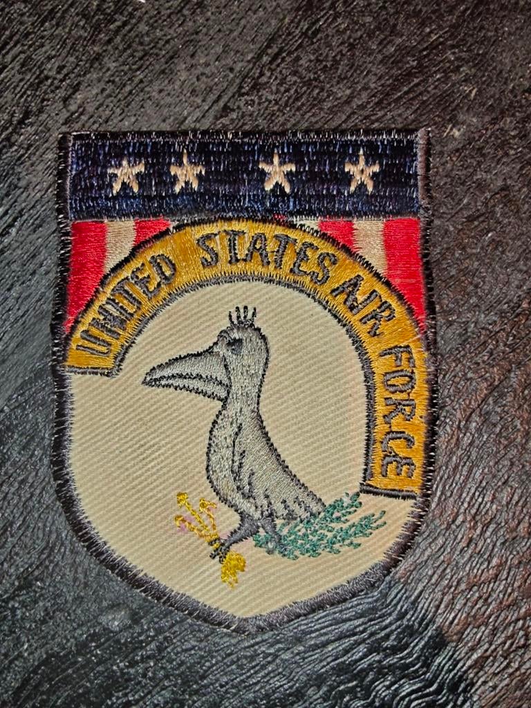 Patch , USAF , US AIR FORCE , VIETNAM periode .. uitdunnen v, Ophalen of Verzenden, Luchtmacht, Amerika, Embleem of Badge