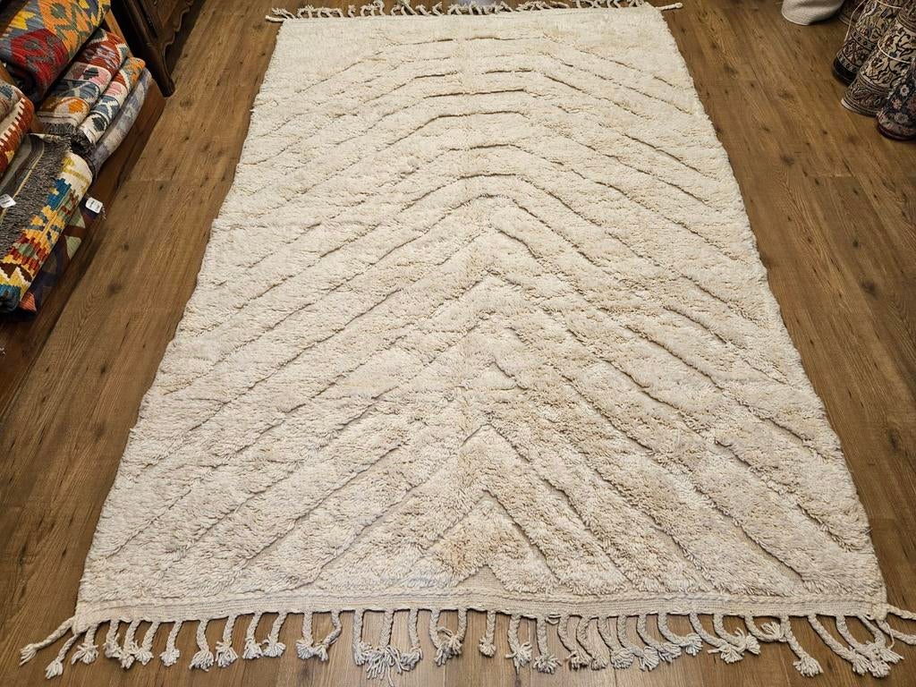 Handgeknoopt oosters tapijt Beni Mrirt 293x193, Info@SlatsAntiek.nl, 150 tot 200 cm, Vof Slats Antiek, Ophalen of Verzenden