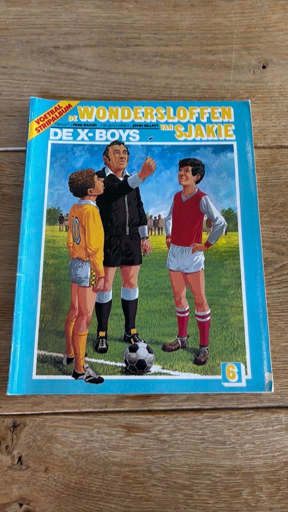 De wondersloffen van Sjakie - de X-boys - stripboek, Boeken, Ophalen of Verzenden, Zo goed als nieuw, Balsport