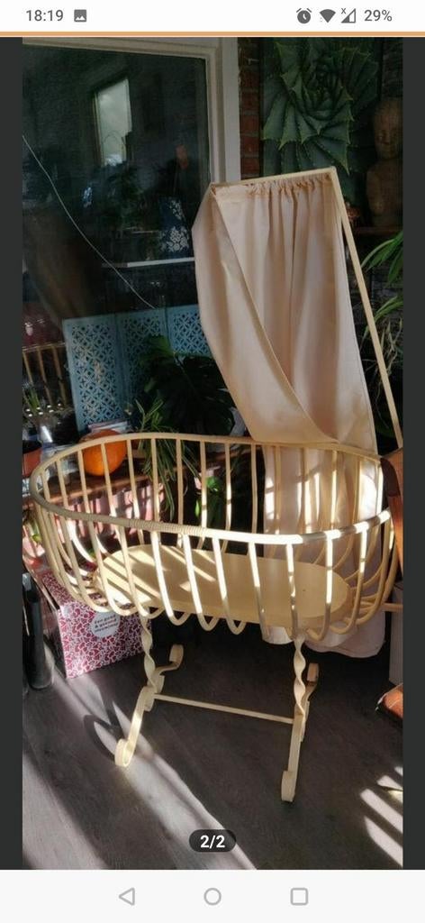 Leuke vintage wiegje, Kinderen en Baby's, Babywiegjes en Ledikanten, Ophalen, Gebruikt, Wieg