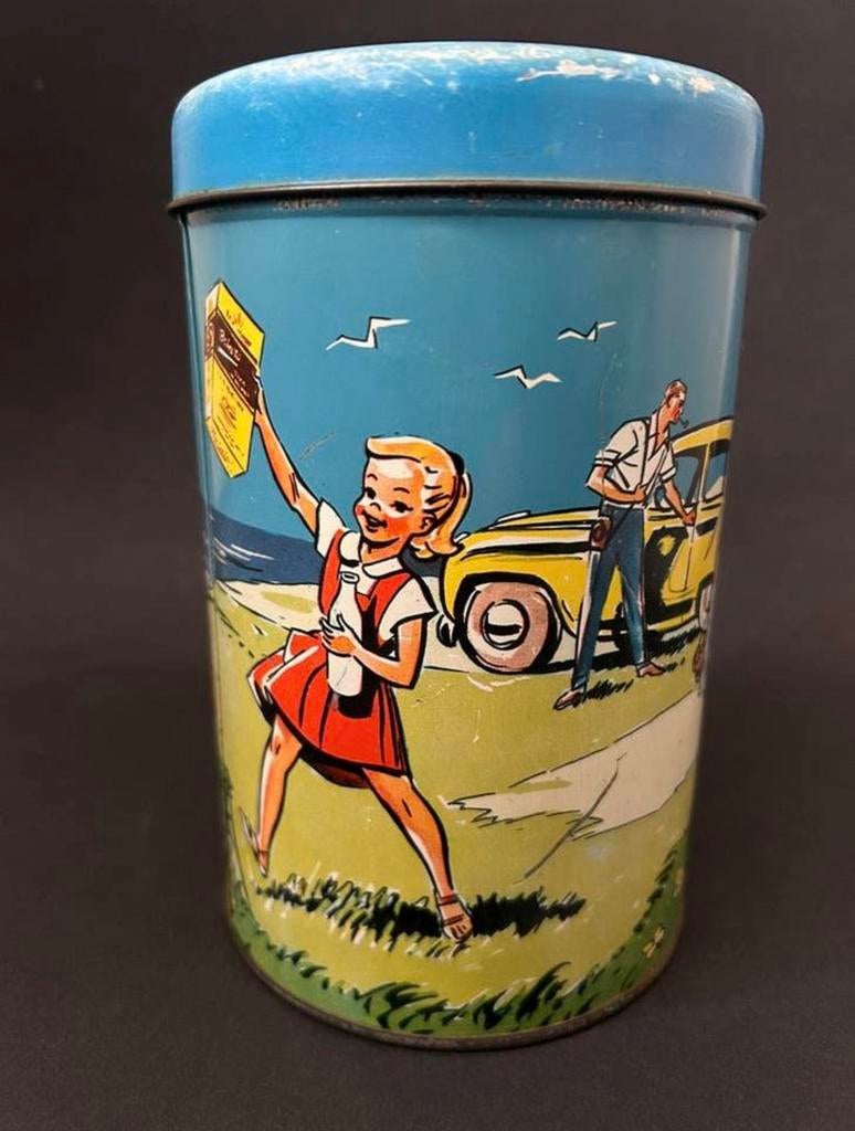 Vintage Jaren ‘50 Voorraadblik, Ophalen of Verzenden, Zo goed als nieuw, Overige