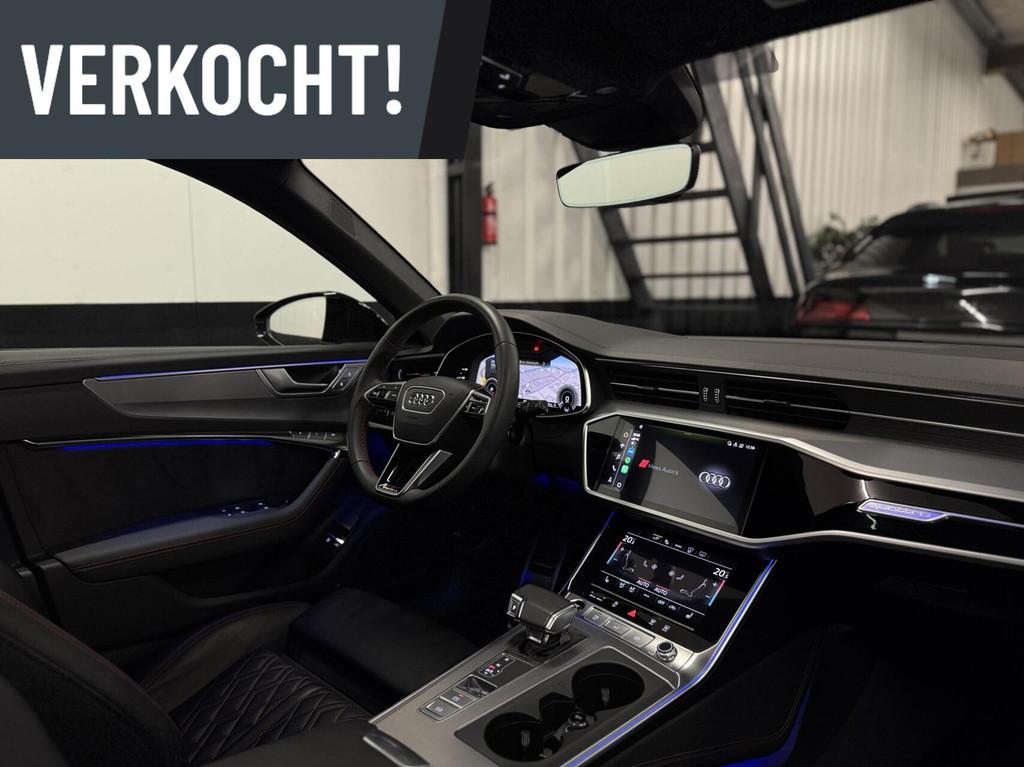 Audi A6 Avant 55 TFSI e quattro Competition|Pano|RS|HUD|B&O|, Gebruikt, 4 cilinders, Zwart, Vierwielaandrijving