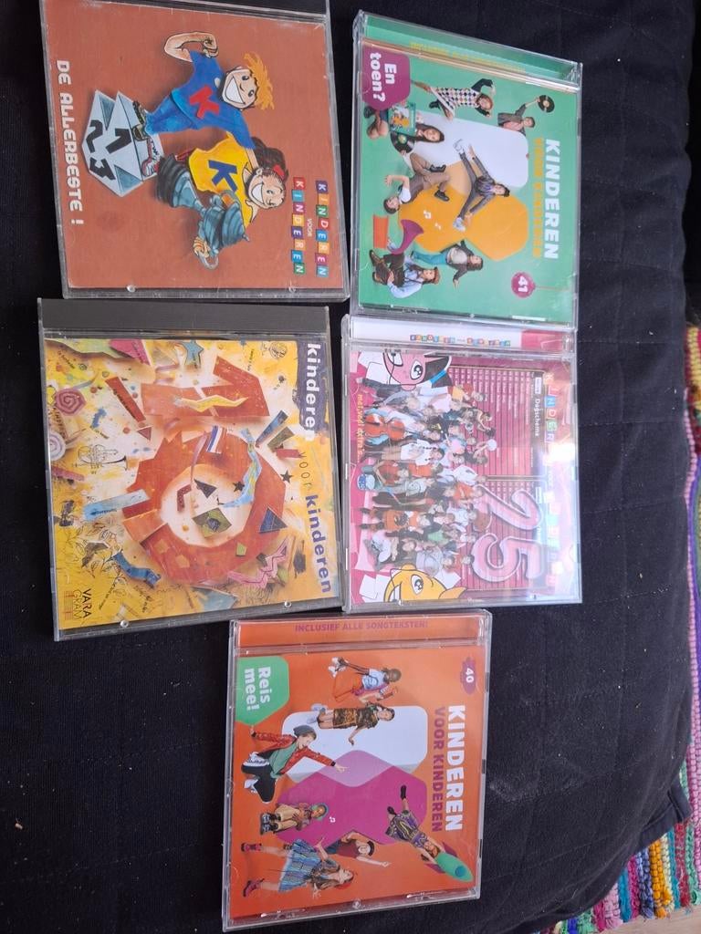 5 kinderen voor kinderen cds, Gebruikt, Verzenden, Boxset, Muziek