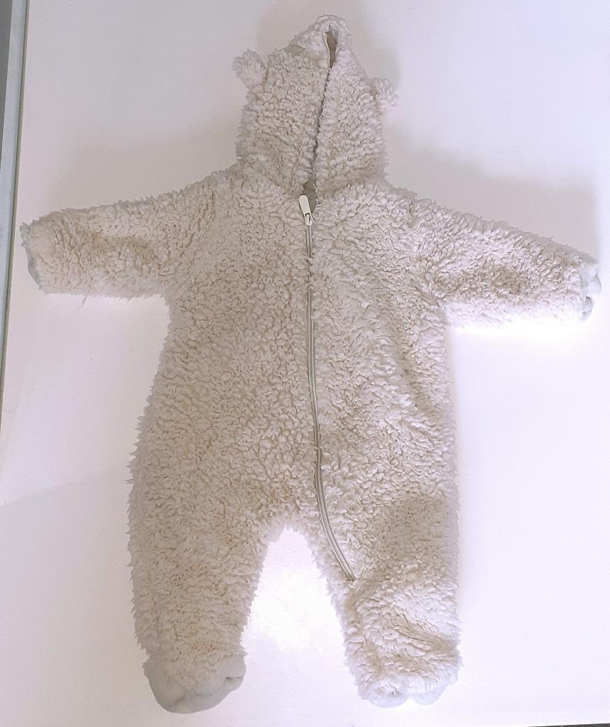 Baby skipakje teddy wit Zeeman 62, Ophalen of Verzenden, Nieuw, Jongetje of Meisje, Pakje