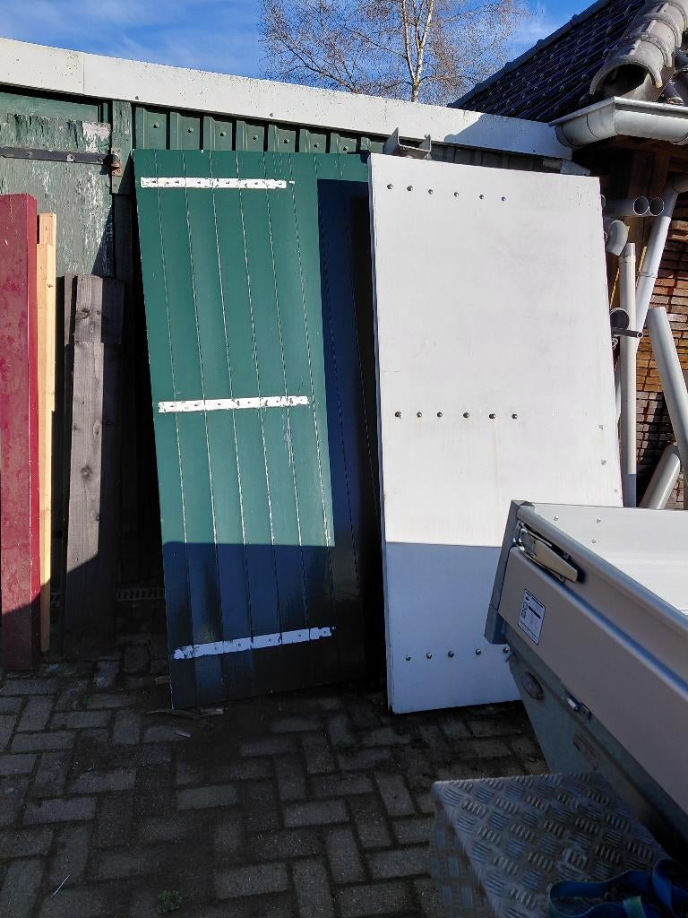 Deuren garage, Gebruikt, 120 cm of meer, Garagedeur, Ophalen of Verzenden