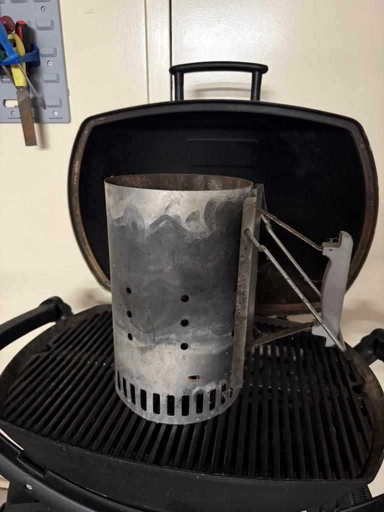 Weber char q bbq, Ophalen of Verzenden, Gebruikt, Met accessoires