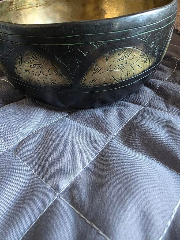 Mooie Klankschaal - 16 cm breed, 8 cm hoog, bewerkt, Boeken, Ophalen of Verzenden, Meditatie of Yoga