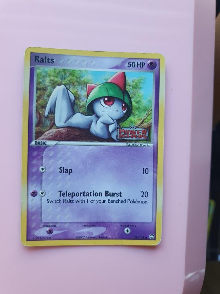 Ralts 59/108 ex power keepers pokemon kaart, Ophalen of Verzenden, Zo goed als nieuw