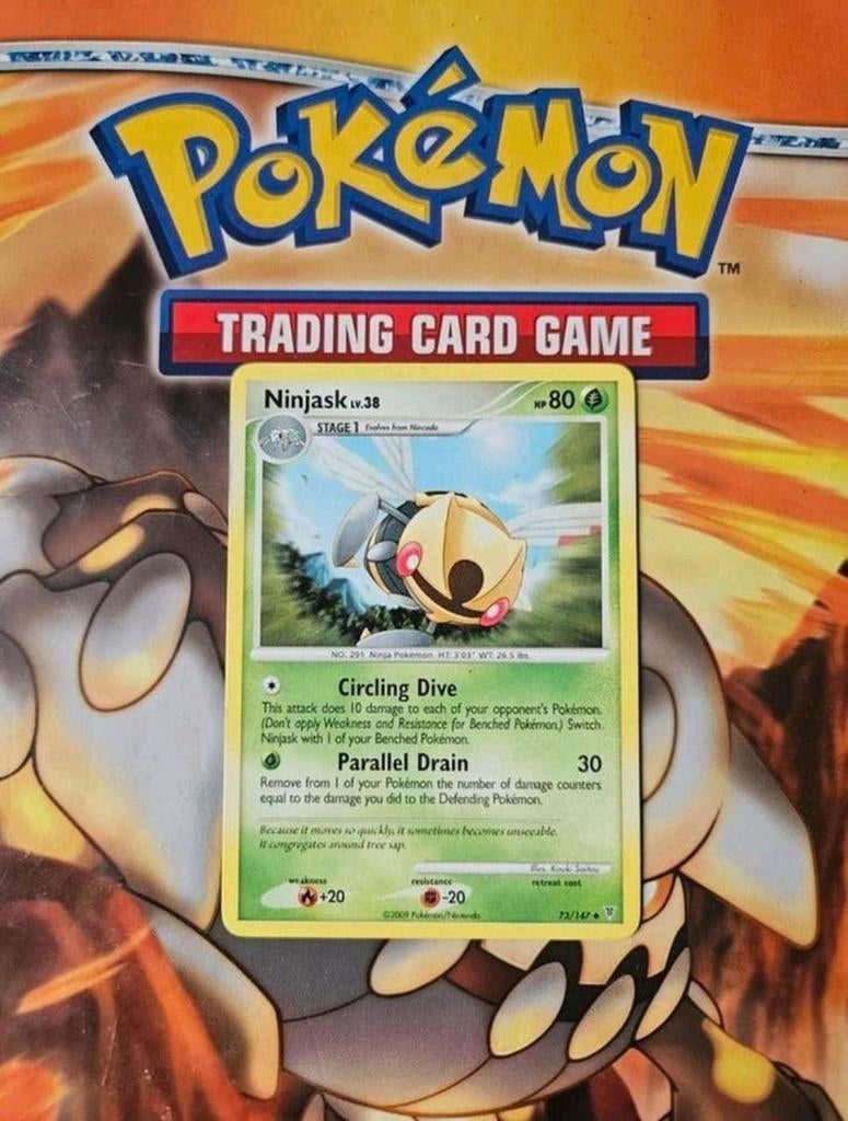 Ninjask 73/147 Platinum Supreme Victors pokemon kaart, Ophalen of Verzenden, Gebruikt, Losse kaart