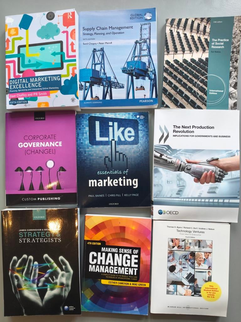 International Business Administration boeken, Boeken, Informatica en Computer, Ophalen of Verzenden