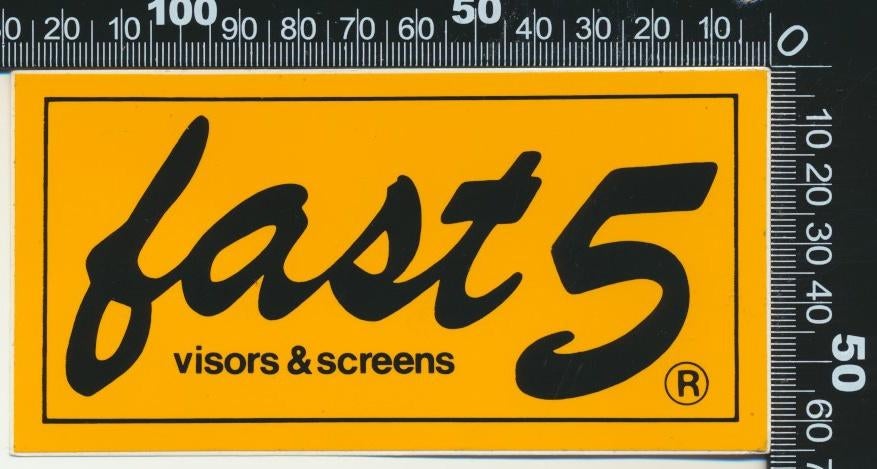 Sticker: Fast 5 - Visors and Screens (2), Ophalen of Verzenden, Zo goed als nieuw, Auto of Motor