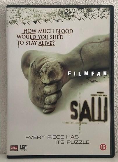 DVD Saw, Cd's en Dvd's, Dvd's | Horror, Vanaf 16 jaar, Ophalen of Verzenden, Zo goed als nieuw, Slasher