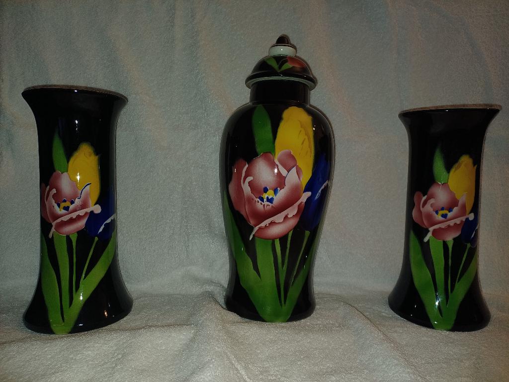 Art Deco aardewerk jugendstil kaststel, Antiek en Kunst, Ophalen