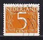536 - Nederland nvph 465H gestempeld , Cijfer type Van Krimp, Postzegels en Munten, Postzegels | Nederland, Verzenden, Na 1940