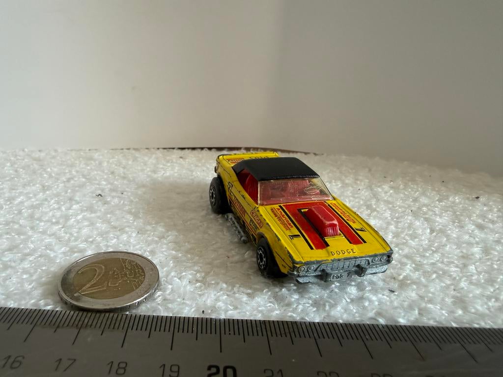 Vintage Matchbox Superfast No. 1 Dodge Challenger "Toyman", Overige merken, Gebruikt, 1:50 of kleiner, Auto