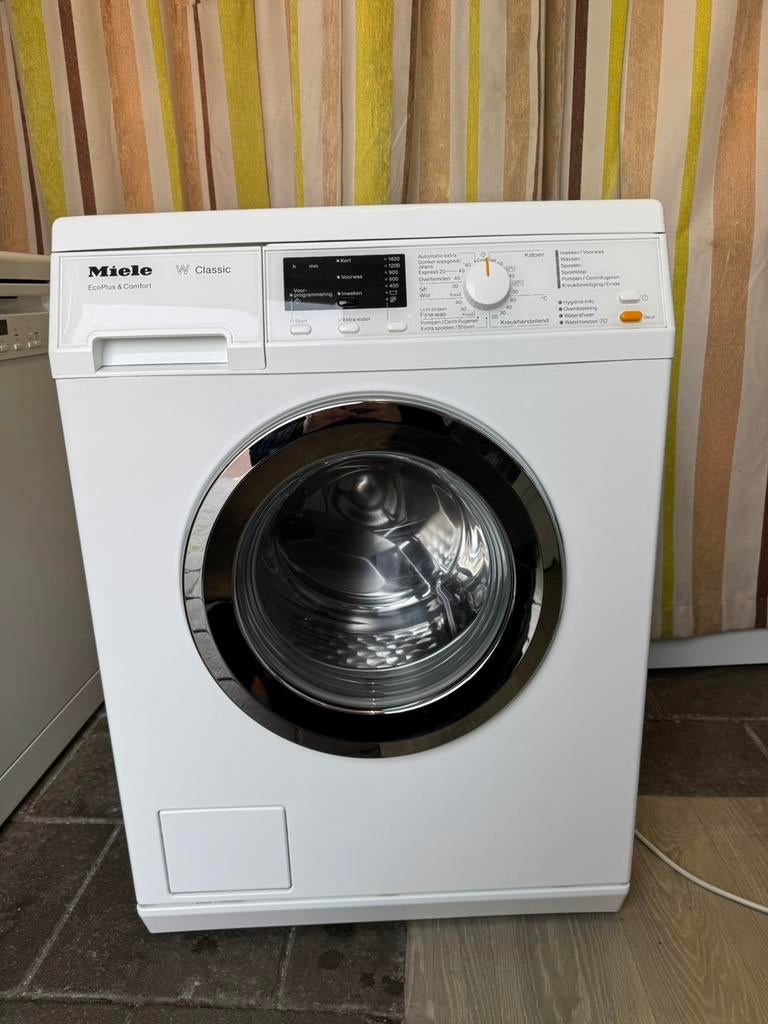 Miele W Classic EcoPlus&Comfort | A+++ | 7KG | 1400T, Ophalen, Wit, 50 tot 100 cm, Zo goed als nieuw