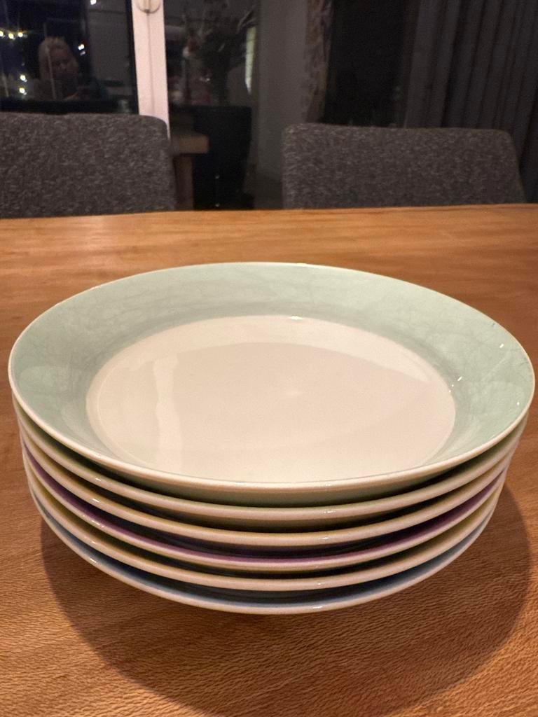 Arzberg Tric Festival diepe borden, Ophalen, Gebruikt, Bord(en), Effen