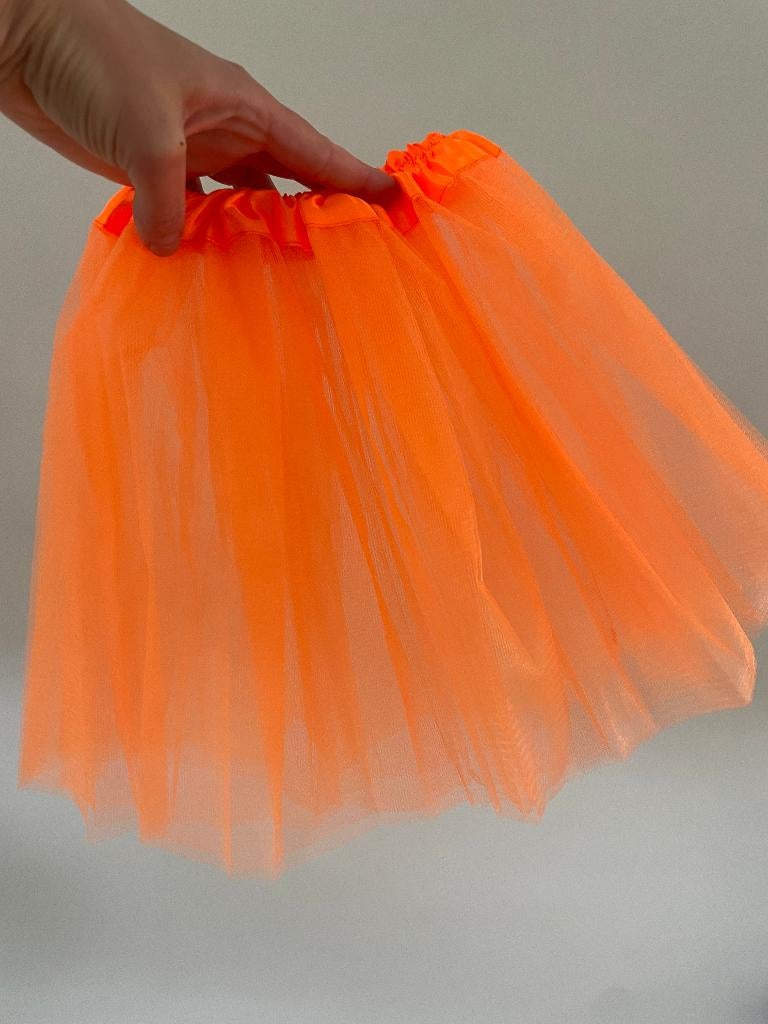 Tutu rokje meisje 2-8 jaar WK Koningsdag VEEL KLEUREN Oranje, Ophalen of Verzenden, Zo goed als nieuw, Meisje, Jurk of Rok