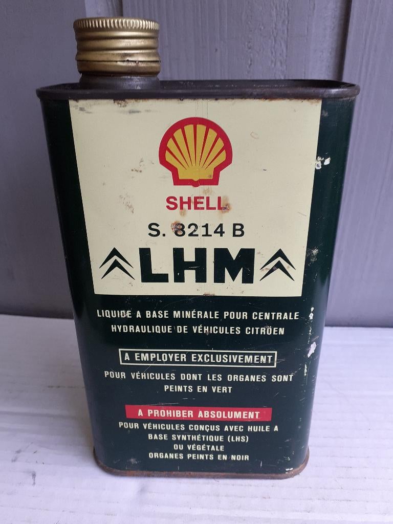 Shell blik, Ophalen of Verzenden, Gebruikt, Verpakking