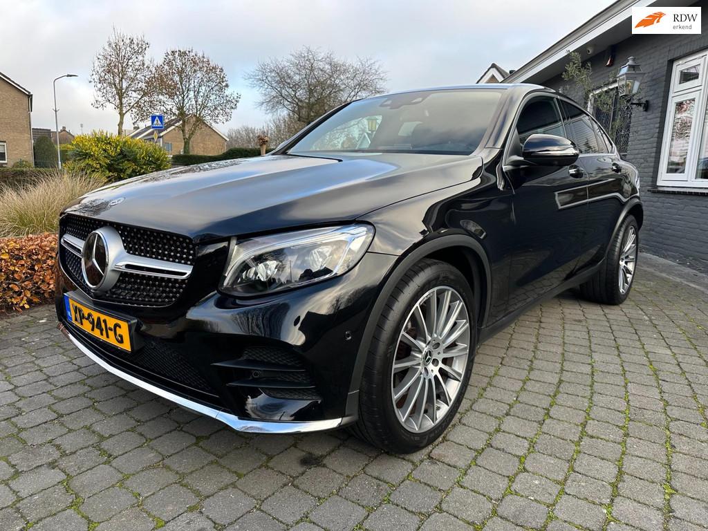 Mercedes-Benz GLC-klasse Coupé 250 4MATIC AMG, Leder, VOL!, Automaat, Gebruikt, 4 cilinders, Zwart